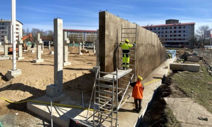 Lidl on alustanud Narvas kaupluse ehitust