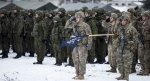 Боевая группа батальона НАТО начинает свой путь в Эстонию