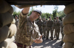 1er REG: Учения с британскими солдатами в Эстонии